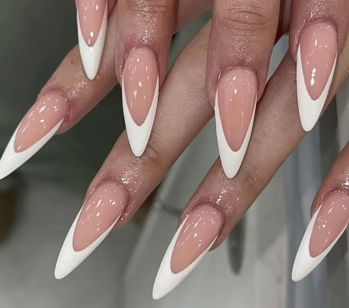 Almond French Tips