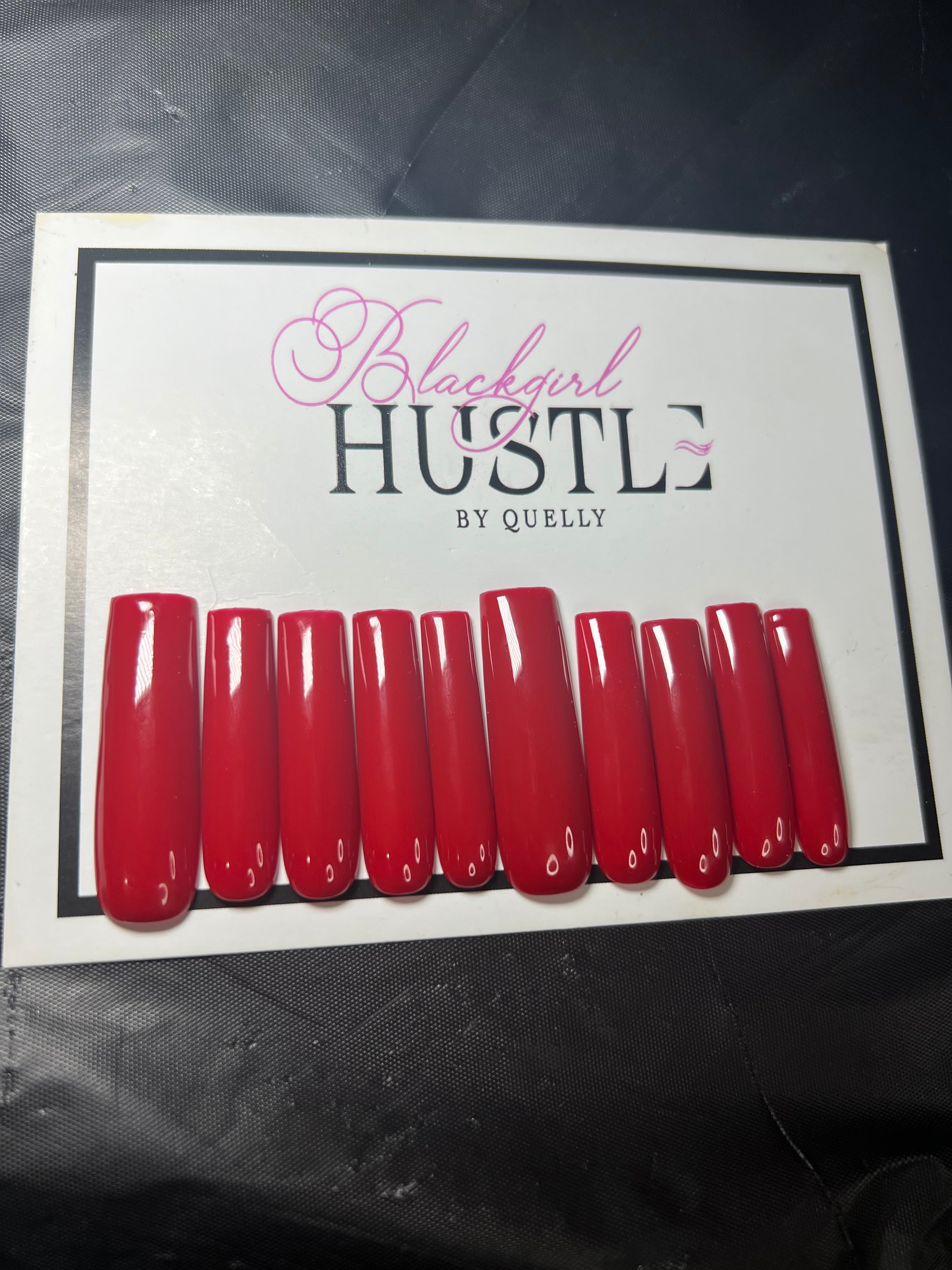 Red Xl nails Press On Nails.