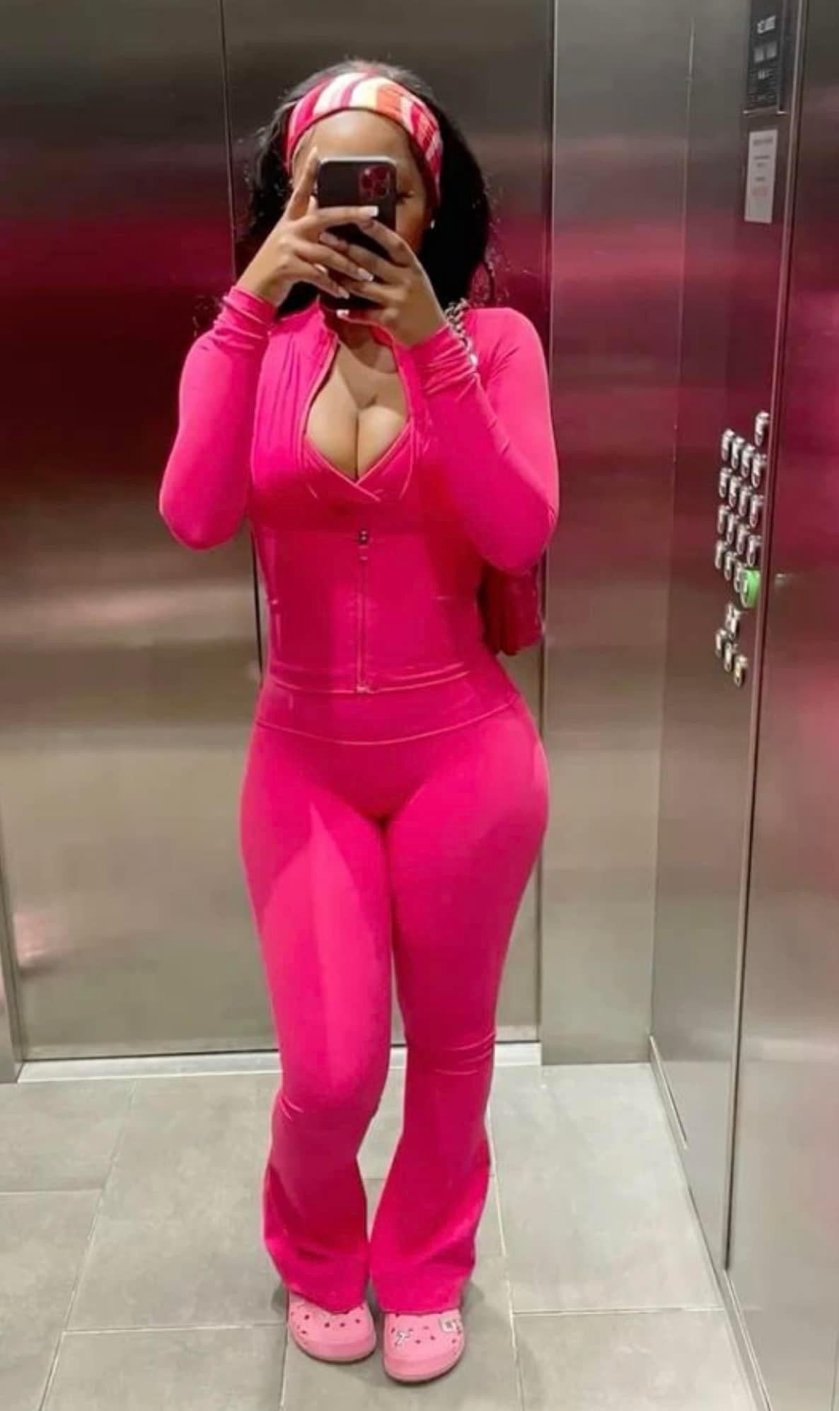 Barbie Pink Crop top & Pants Set